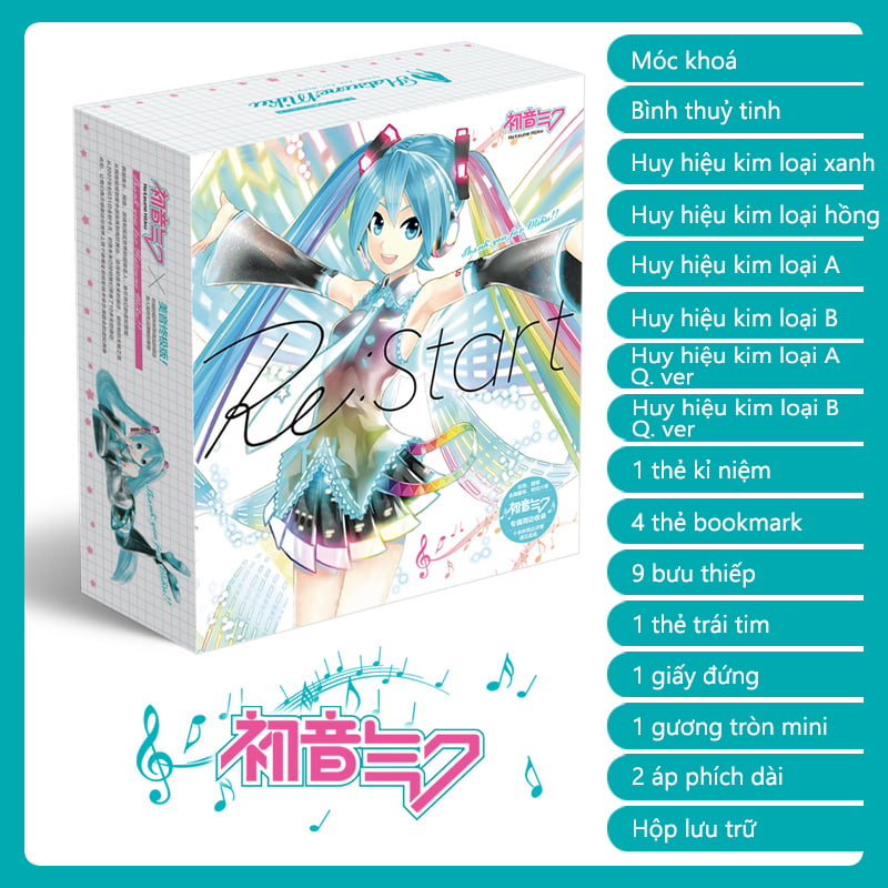 Hộp quà Hatsune Miku (mẫu 1)