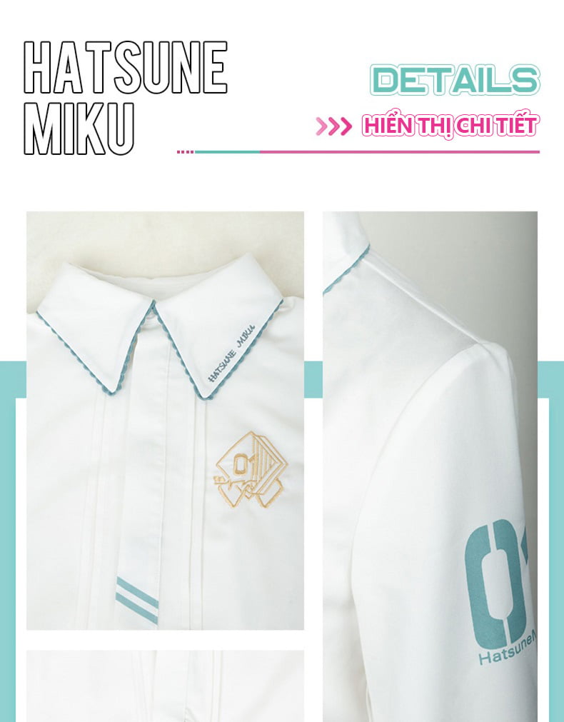 Bộ đồng phục Hatsune Miku JK nữ sinh