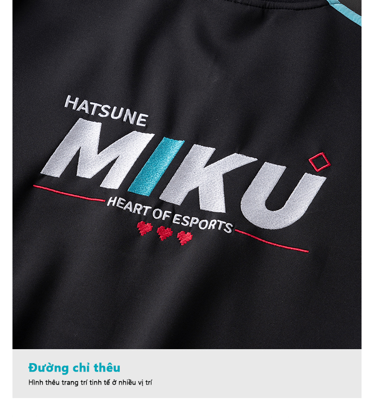 Áo khoác Hatsune Miku Heart of Esports