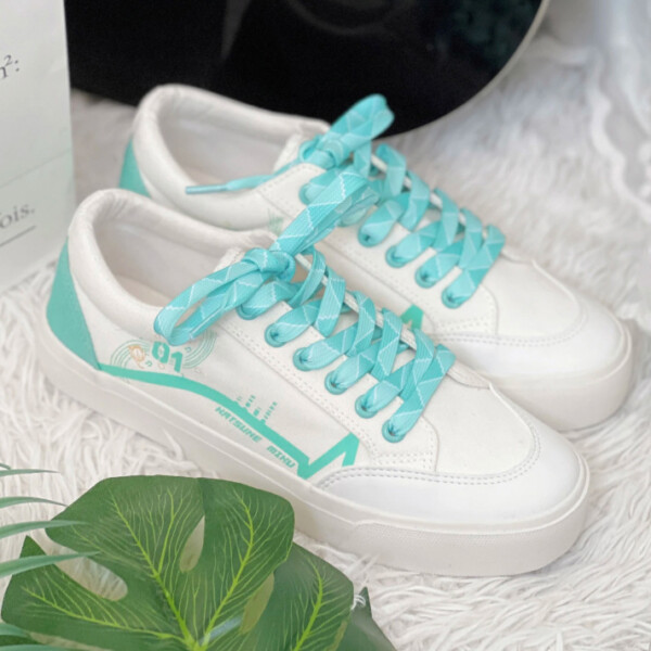 Giày nữ Hatsune Miku Hoa Mộc Lan giày vải sneaker