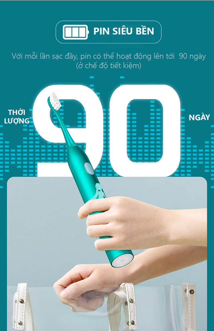 Bàn chải điện Hatsune Miku 16th Anniversary thông minh tự động