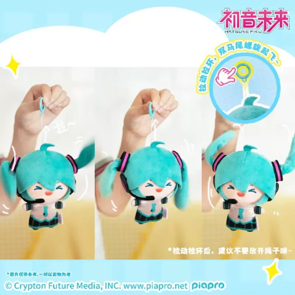 Gấu bông Hatsune Miku Tóc quay Đồ chơi vui nhộn