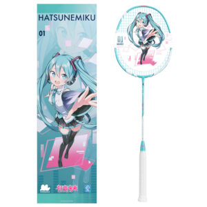 Vợt cầu lông Hatsune Miku WCC Sợi carbon siêu nhẹ + Hộp quà